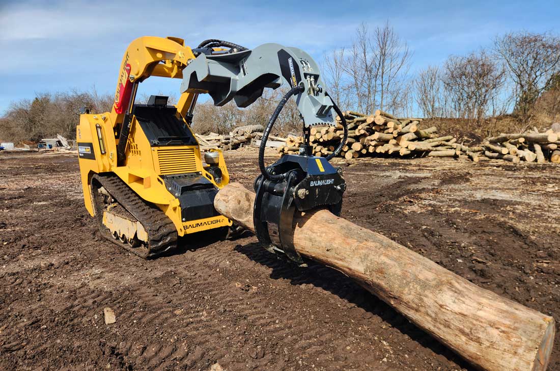 baumalight log grapple in action shot