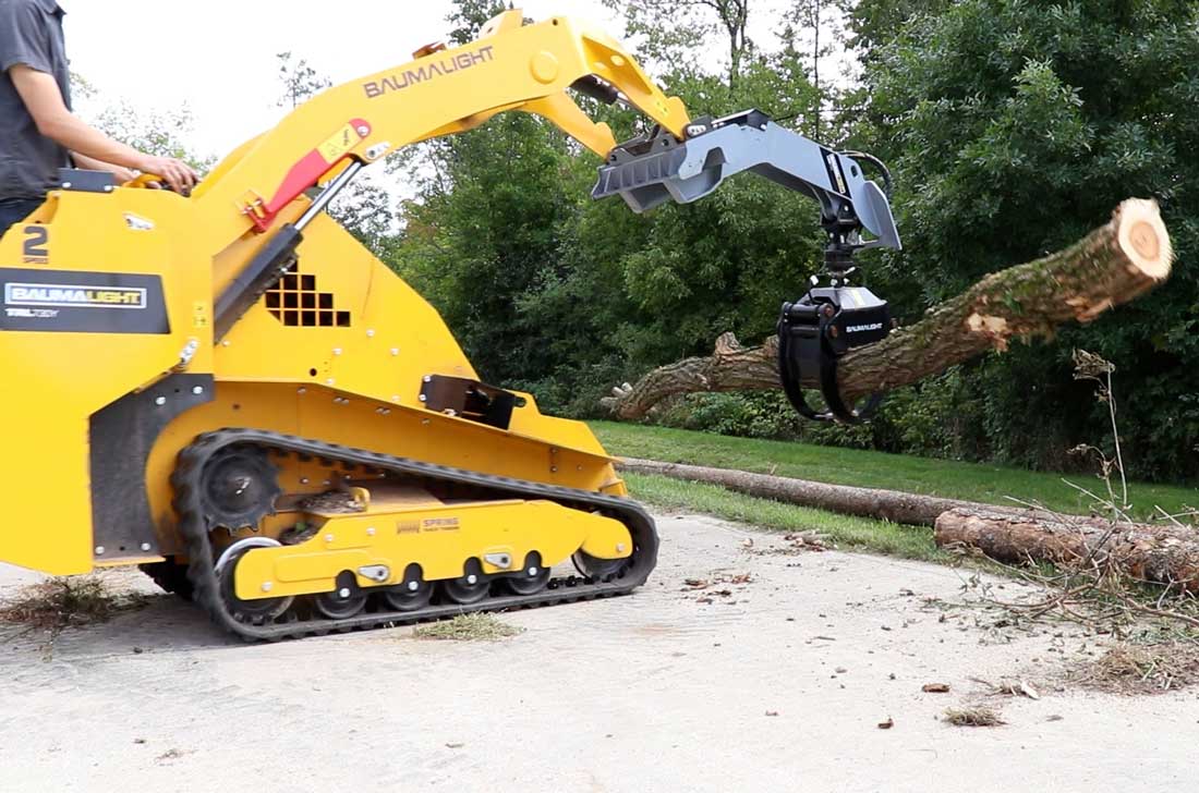 baumalight lmr316g log grapple in action