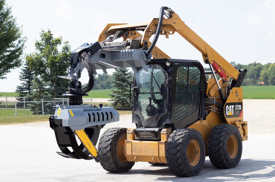 baumalight lsr724s with sleeved hydraulic hoses