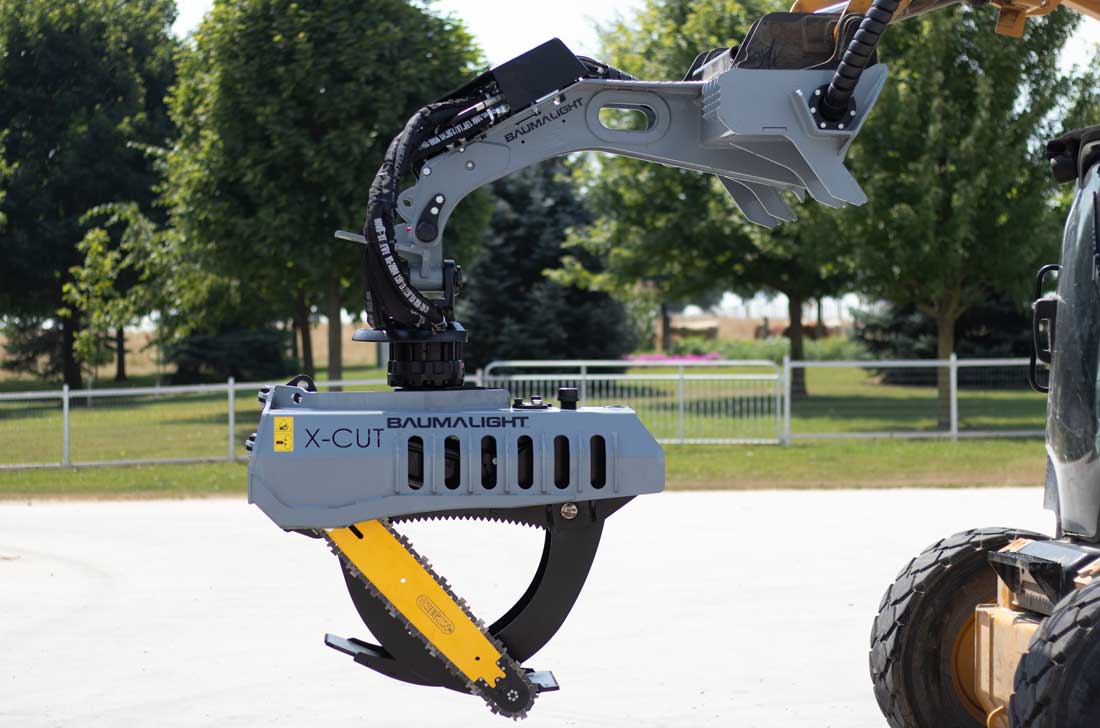 lsr724s-baumalight log grapple with saw