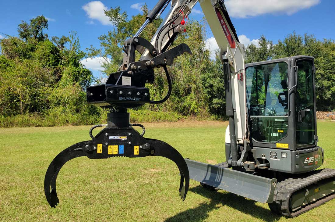 lxr524g grapple jaws open wide