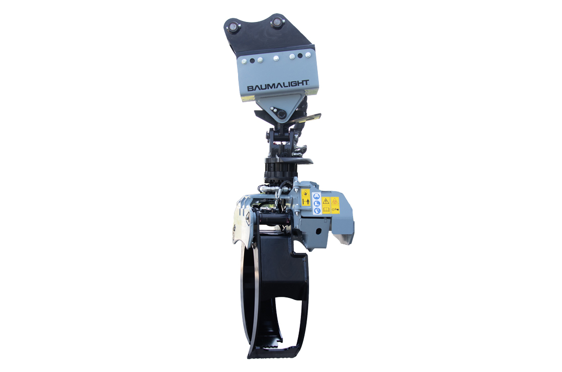 lxr724s baumalight grapple saw for excavator