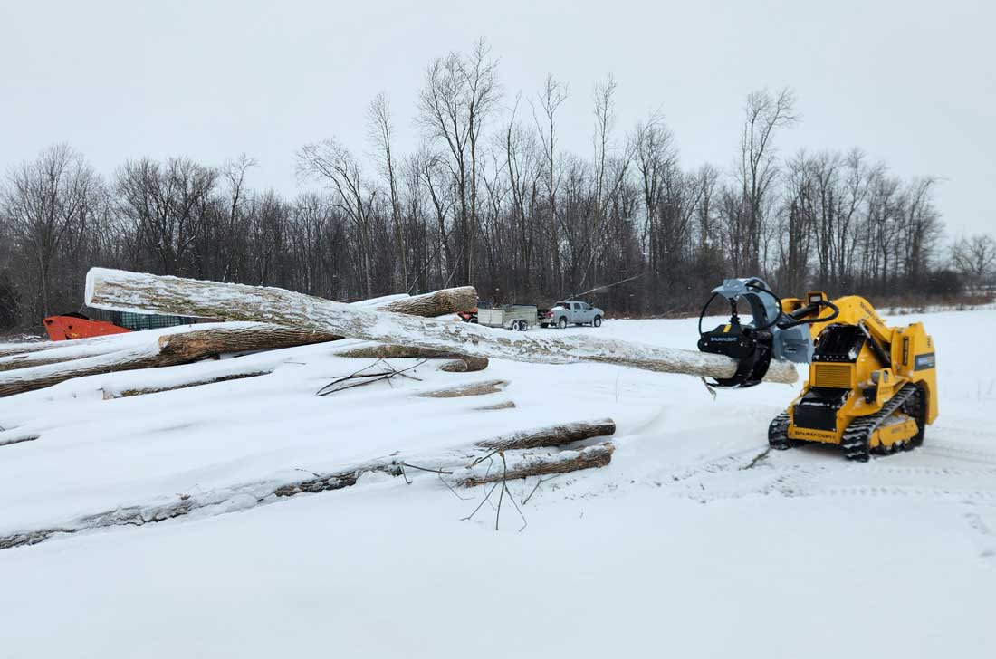 baumalight lmh316g log grapple in action