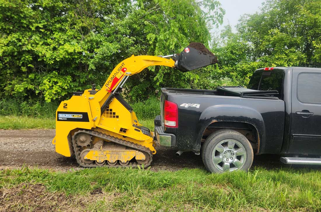 2 speed baumalight trl630d tracked loader