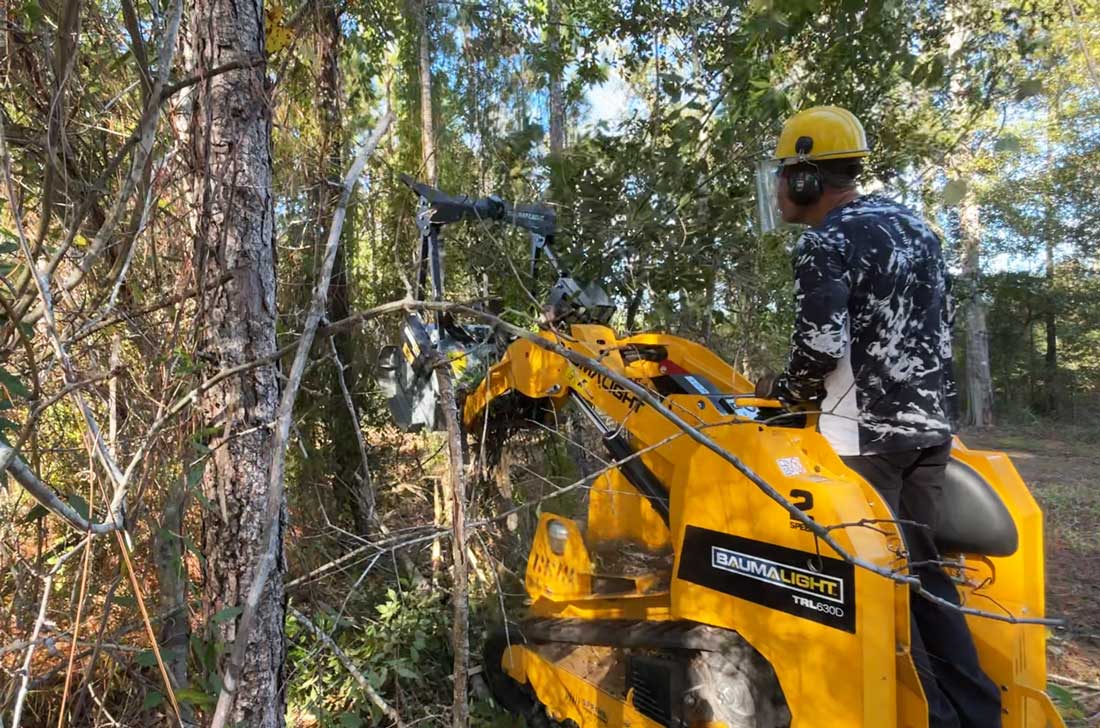 Baumalight MS530M fixé sur TRL630D