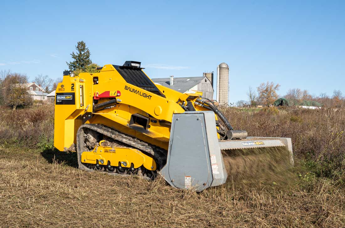 remote controlled skidsteer for challenging environment
