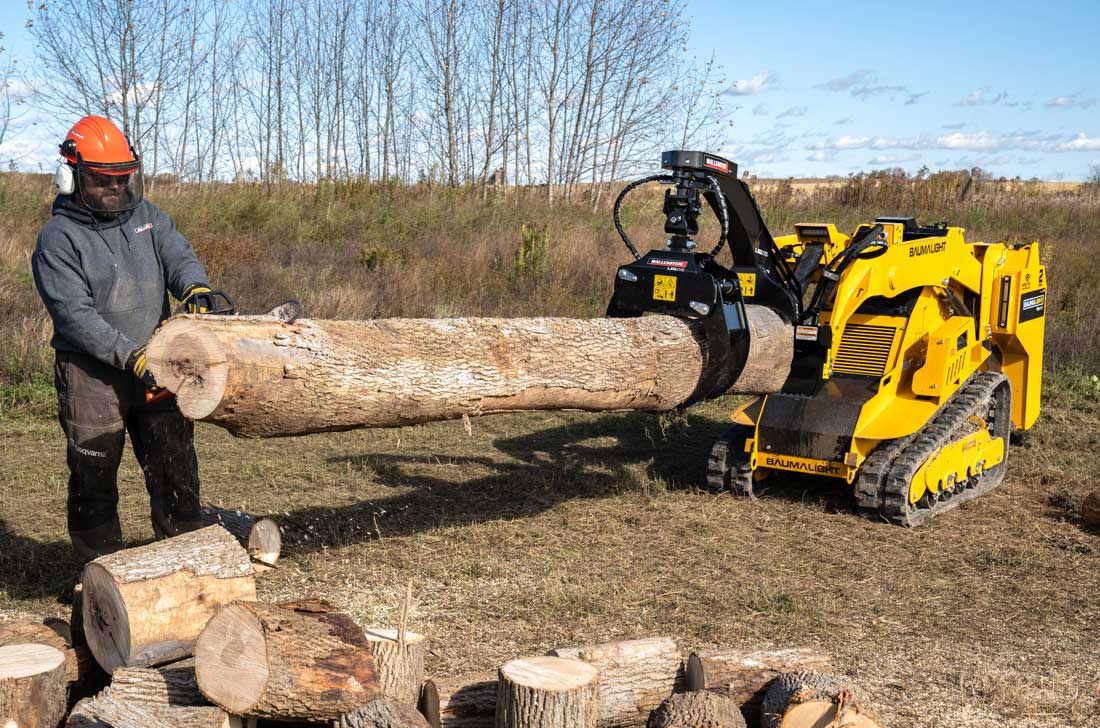 trl740y with wallenstein log grapple