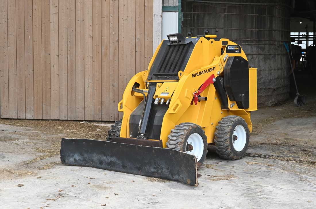 WRL58G with stall scraper attachment