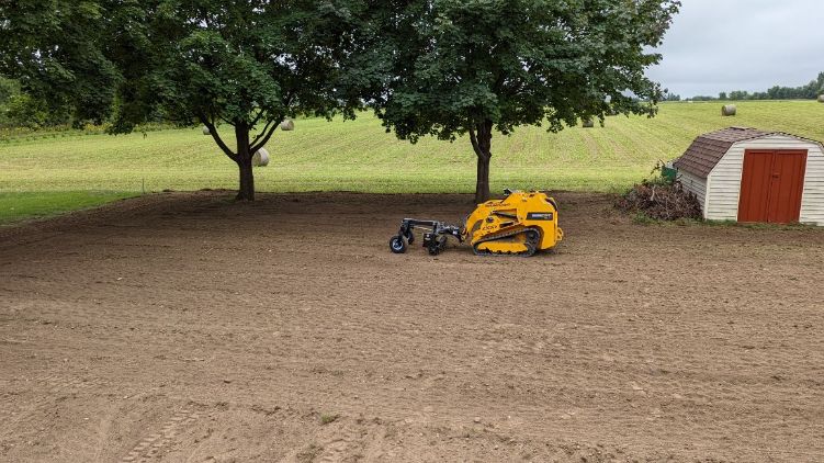 TRL620Y Miniskidsteer à chenilles avec Power Rake