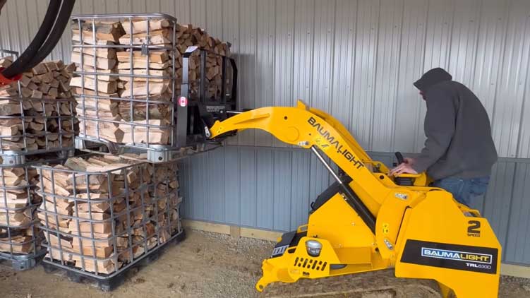 baumalight trl630d for arranging loading