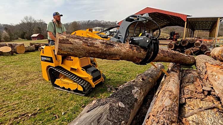 Baumalight TRL630D with log grapple