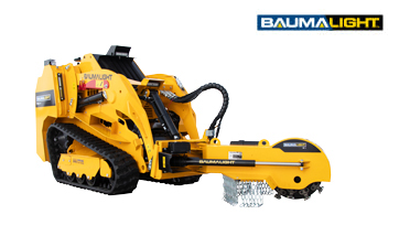 baumalight s16 min skidsteer stump grinder