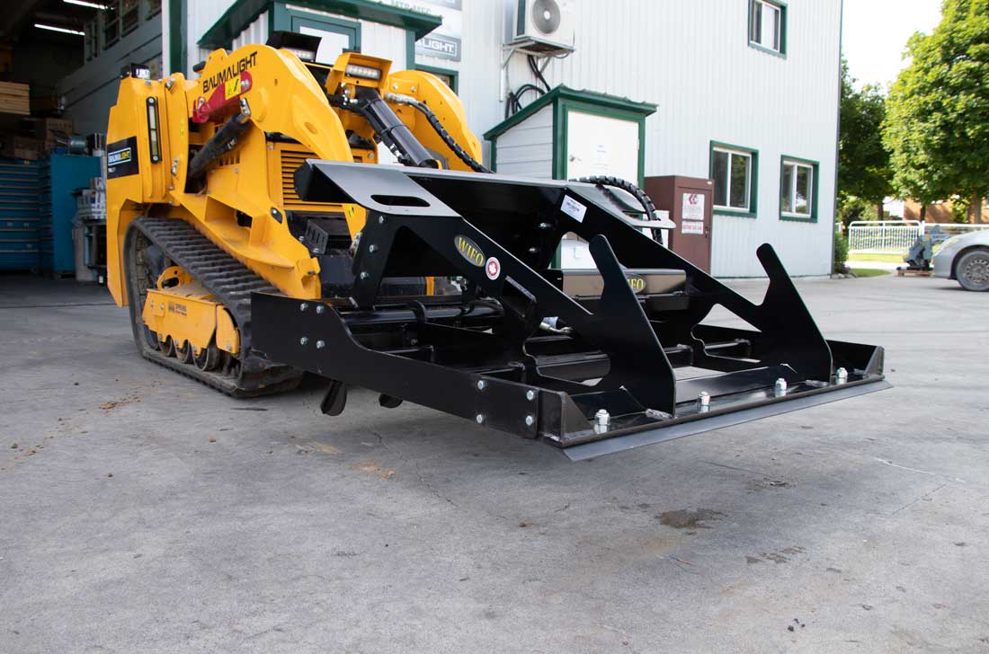 Baumalight Skidsteer Attachment with Land Plane