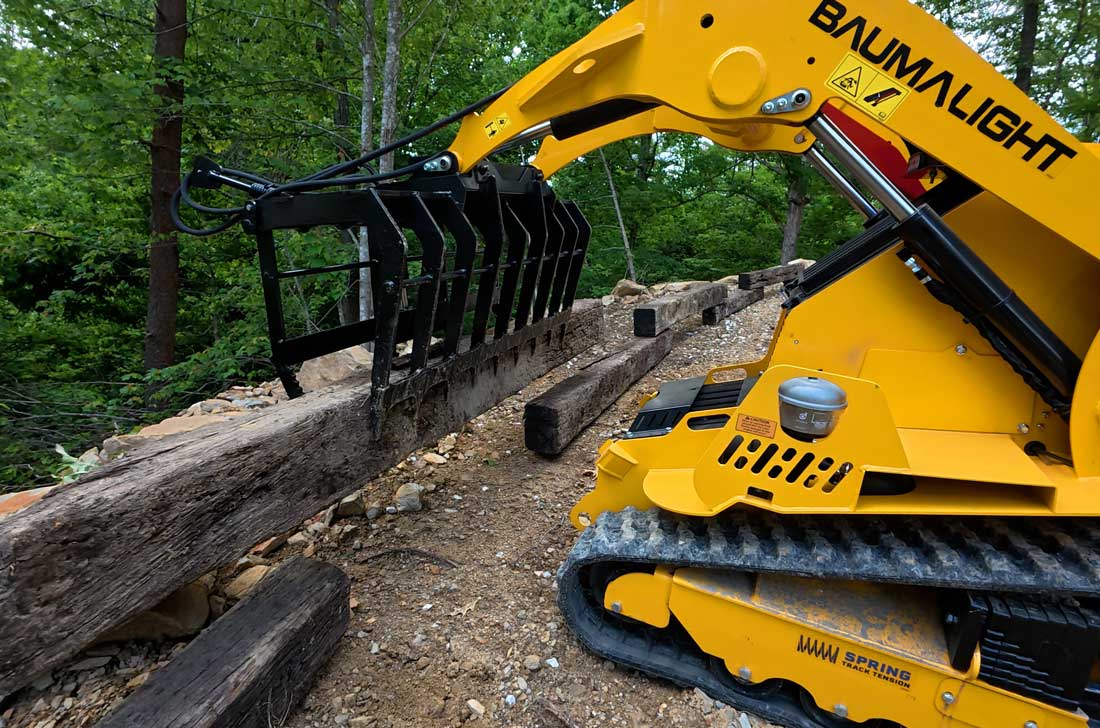 grappin à débris Martatch en action