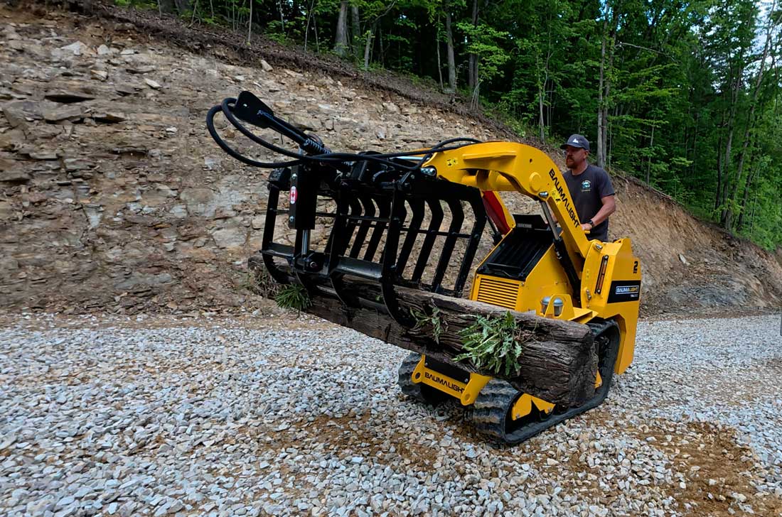 grappin à débris Martatch pour le levage de grumes