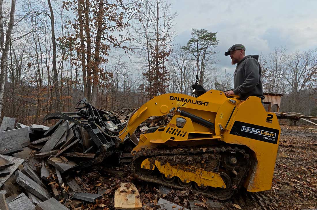 grappin à débris martatch mudg4823 en action