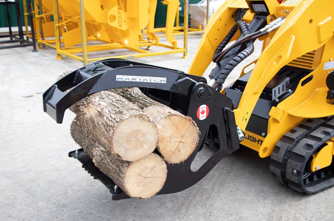 Baumalight TRL620D with removable cross plate in grapple