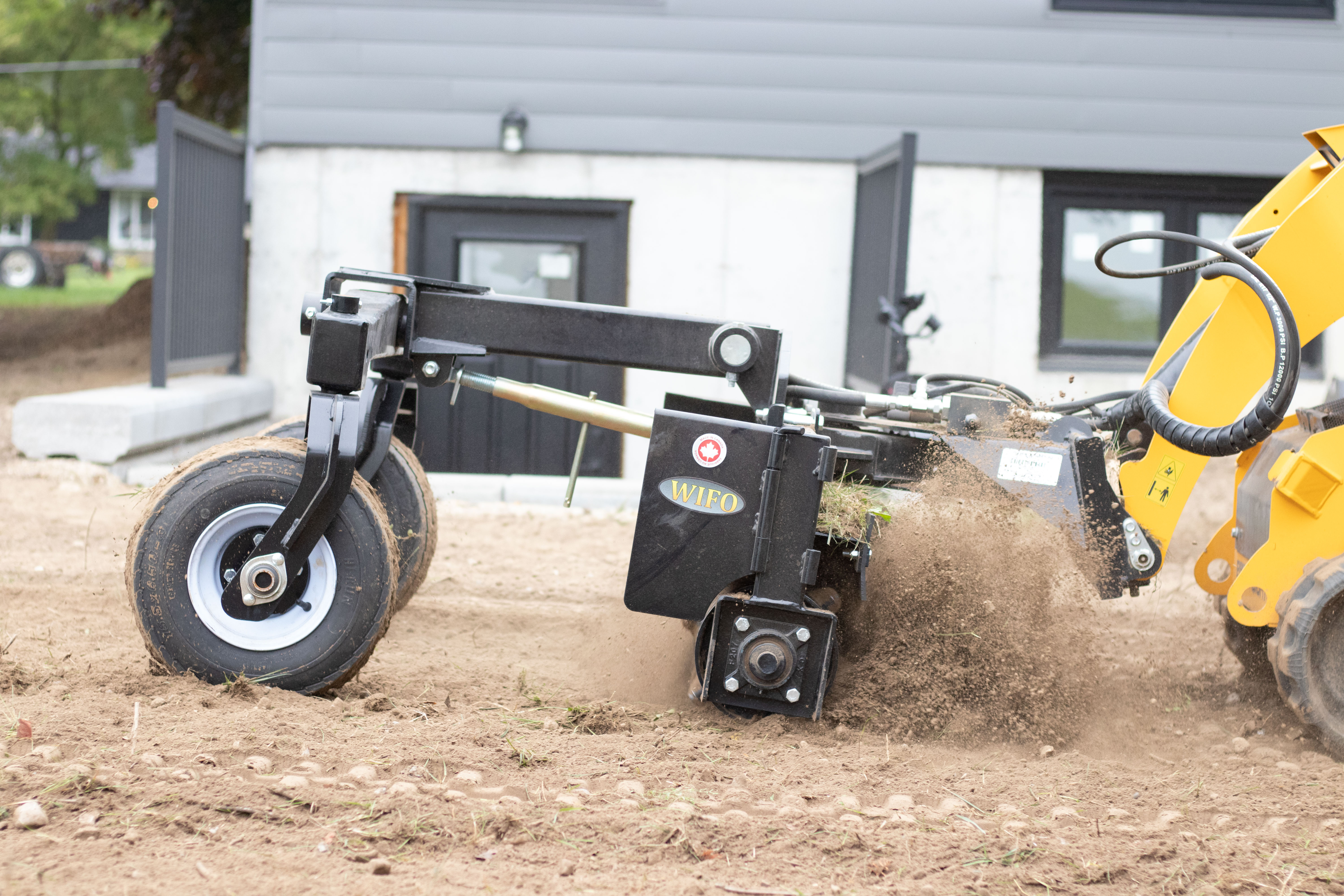 Power Rake avec cadre robuste