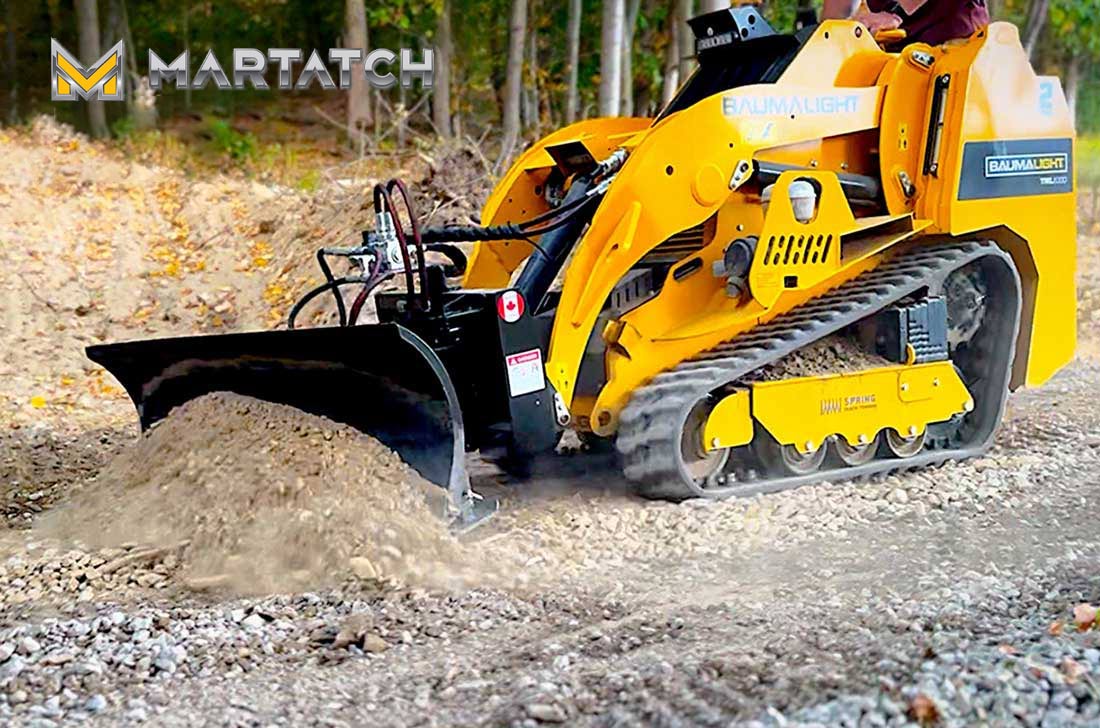 6 way dozer blade in action
