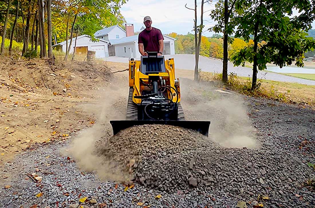 heavy duty dozer blade mini skidsteer