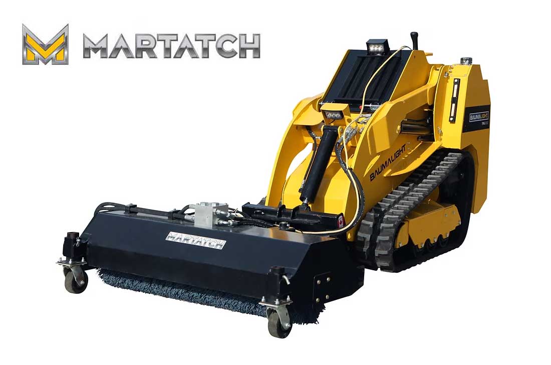 Sweeper for mini skidsteer