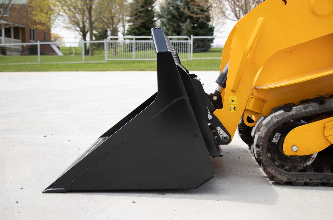 utility bucket in rest position