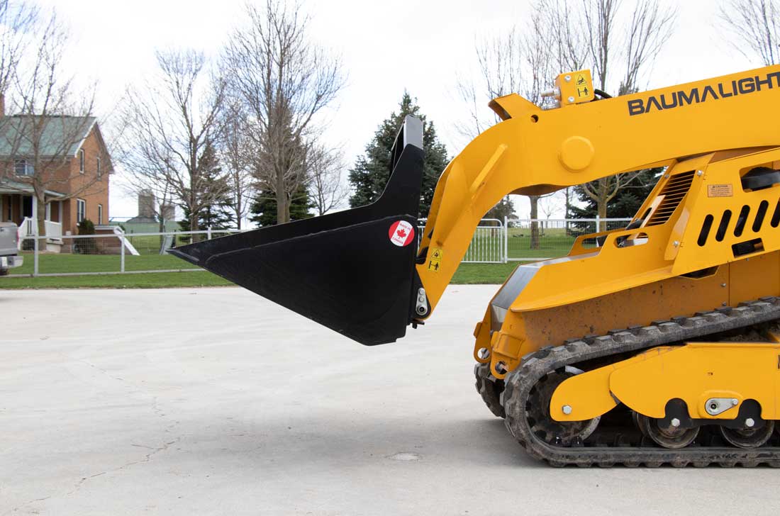 grilled bucket for mini skidsteer