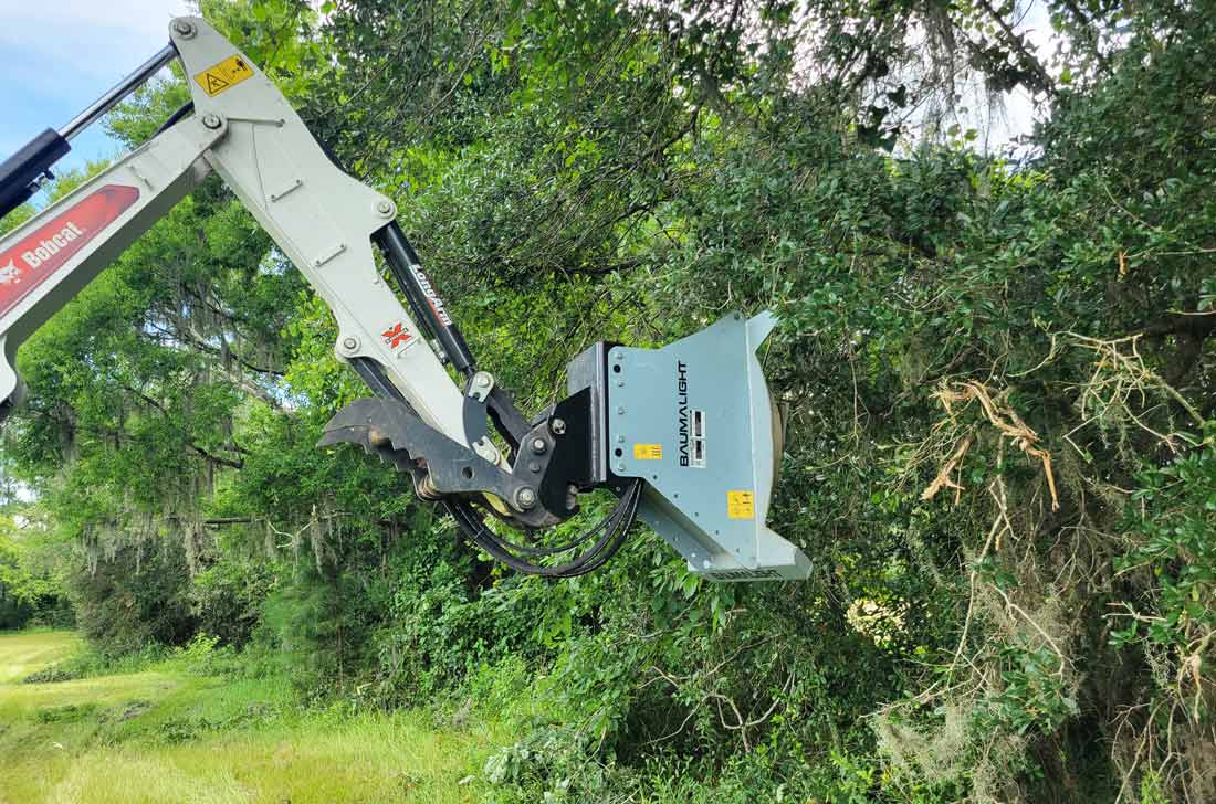 baumalight cxc530 excavator cutter for mulching
