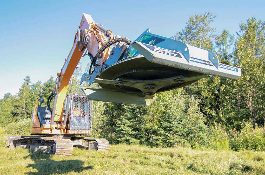 Baumalight excavator mounted brush mulcher