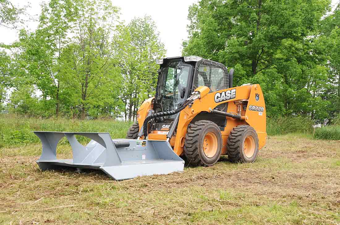 60 inch Baumalight CF560 Brush Cutt on Case skid steer