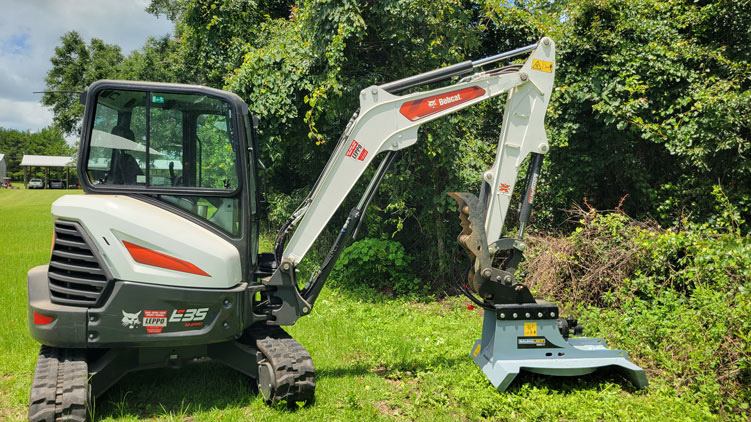 Excavator mounted CXG336