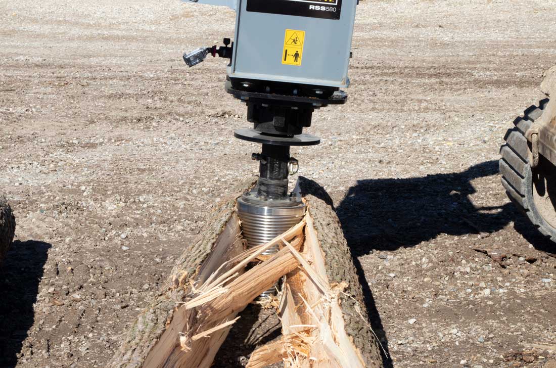 Baumalight RSS580 splinter in action