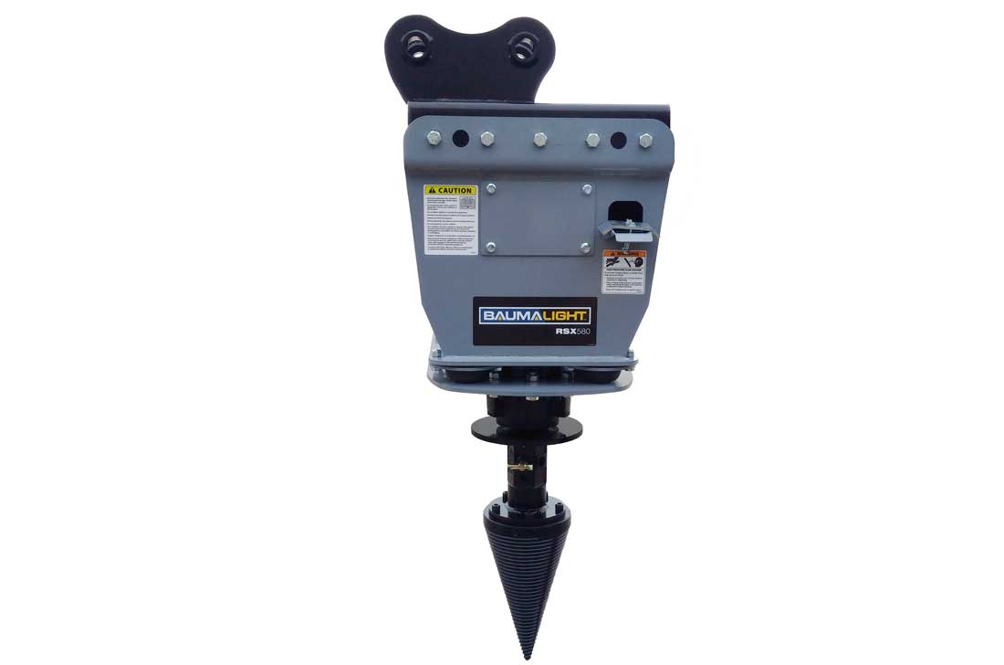 log splitter attachment for excavator