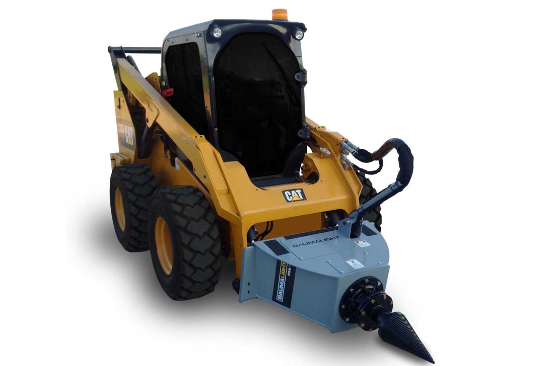 log splitter for skid steer, skid steer log splitter, skid steer wood splitter