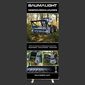 Baumalight generators french banner stand