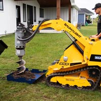 baumalight rc586 contractor series auger drive