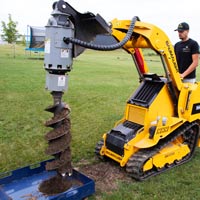 baumalight rc586 industrial auger attachment