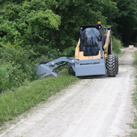 Baumalight SWA750 boom mower skidsteer