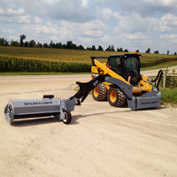 baumalight swf580 roadside fence line mower