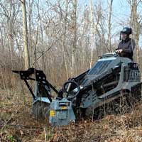 customer in action with ms530m mulcher
