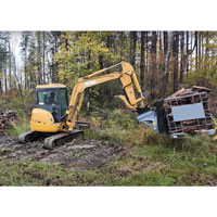 xqs10 dipper buddy skidsteer mount