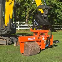 xqs2m mount for attachment to excavator