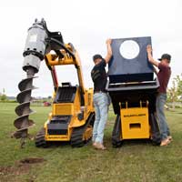 baumalight self propelled mini dumper