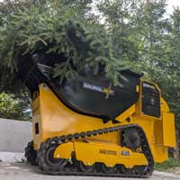 dt515rh mini dumper in landscape action