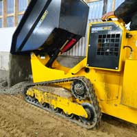 dt515rh with easy lift bucket