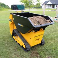 honda engine powered mini dumper