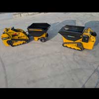 trailer and self propelled mini dumper