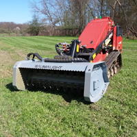 Flail mower for mini skidsteer