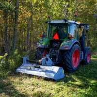 fmp780 flail mower brush cutting application