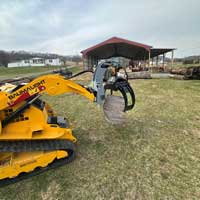 baumalight mini lmh316g lifting wooden log